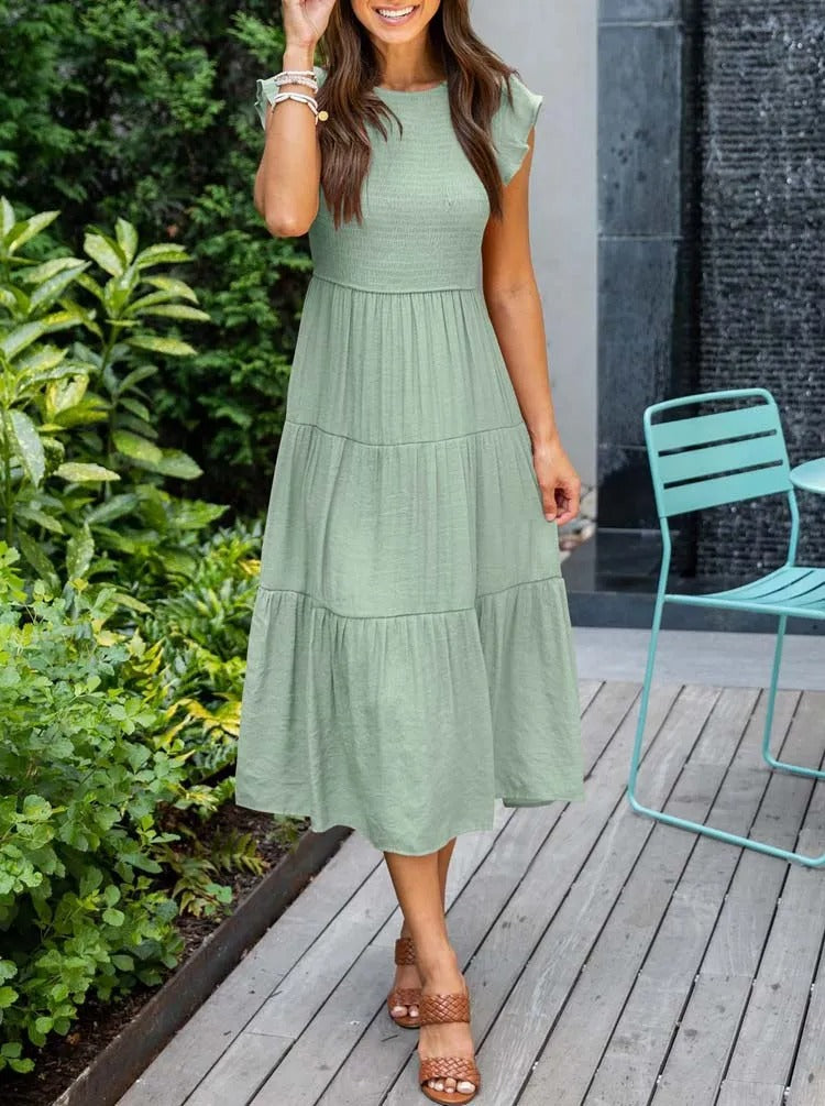 Isla | Stylish Casual Tiered Dress