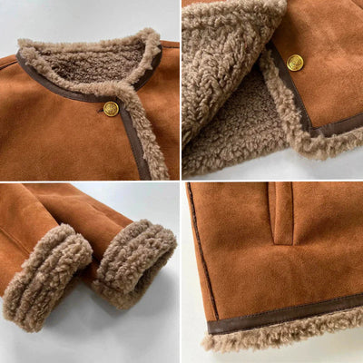 Evelyn | Stylish Button-Front Fleece-Lined Jacket