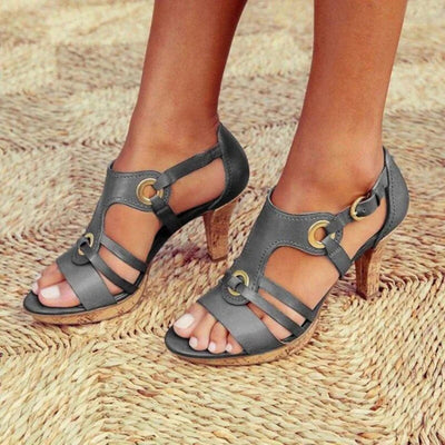 Isabella - Orthopedic Sandals with High Heel
