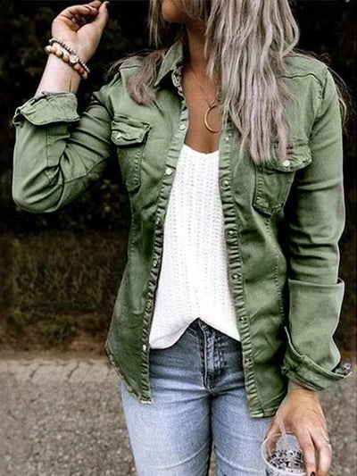 Molly | Casual Button-Down Utility Shirt