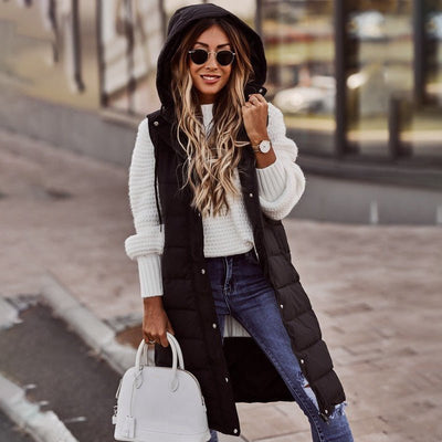 Keira | Stylish Hooded Puffer Vest