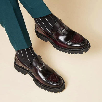 Eden™ | Stylish Metal Chunky Loafers
