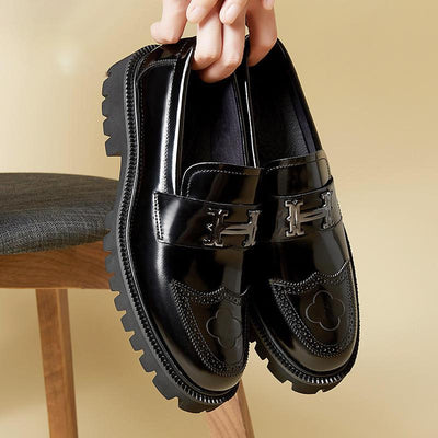 Eden™ | Stylish Metal Chunky Loafers