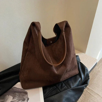 Giselle | Stylish Suede Tote Bag