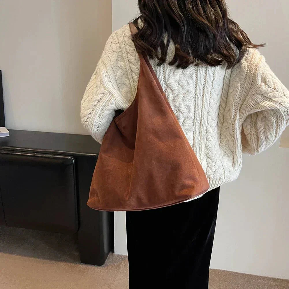 Giselle | Stylish Suede Tote Bag
