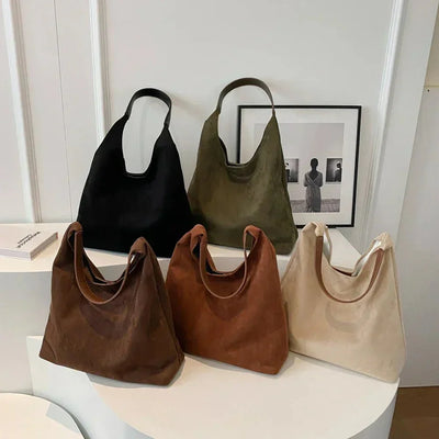 Giselle | Stylish Suede Tote Bag