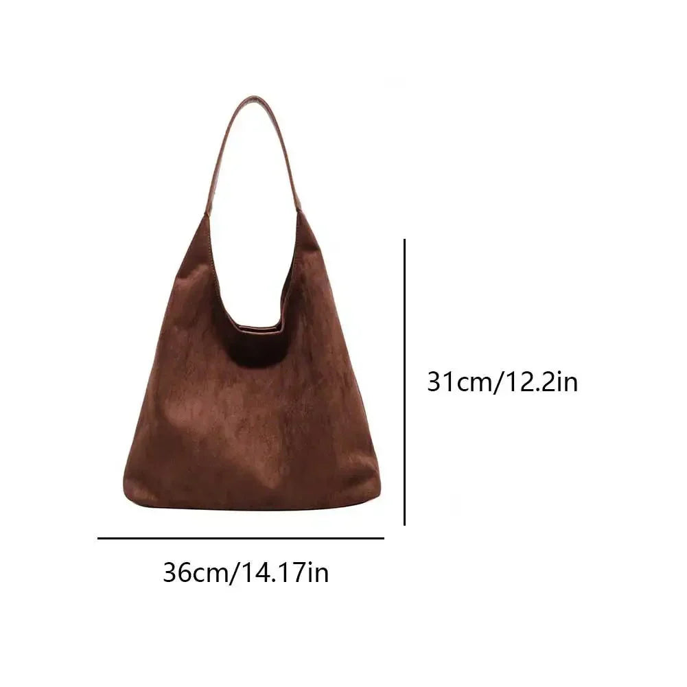 Giselle | Stylish Suede Tote Bag
