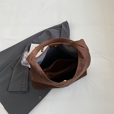 Giselle | Stylish Suede Tote Bag