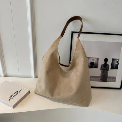 Giselle | Stylish Suede Tote Bag