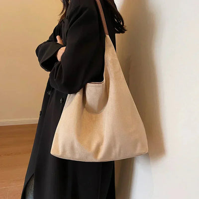 Giselle | Stylish Suede Tote Bag