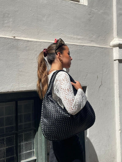 Linda | Stylish Woven Premium Tote Bag