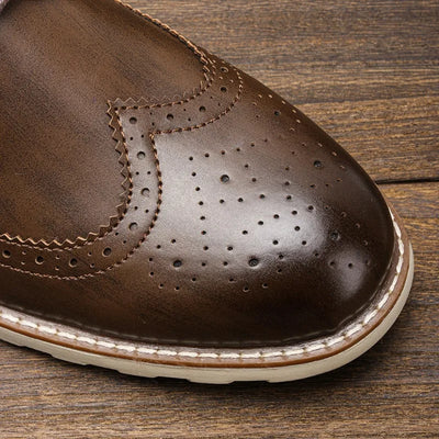 Paul | Stylish Brogue Lace-Up Shoes