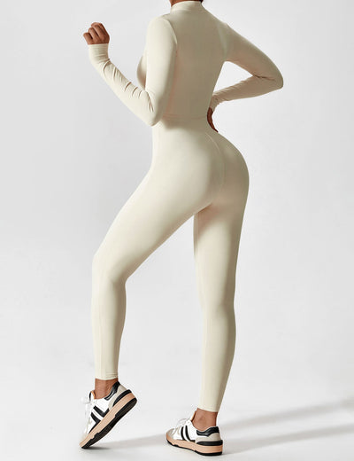 Tegan | Bold Sleek Zip-Up Bodysuit