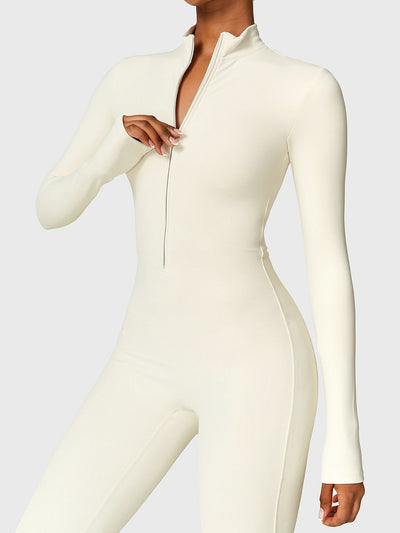 Tegan | Bold Sleek Zip-Up Bodysuit