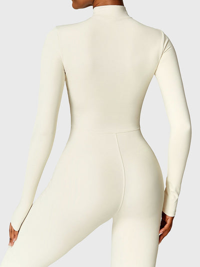 Tegan | Bold Sleek Zip-Up Bodysuit