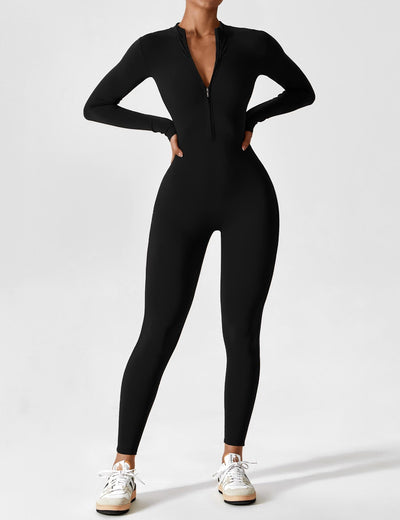 Tegan | Bold Sleek Zip-Up Bodysuit