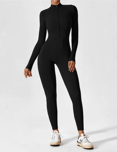 Tegan | Bold Sleek Zip-Up Bodysuit