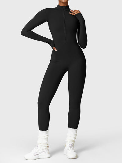 Tegan | Bold Sleek Zip-Up Bodysuit