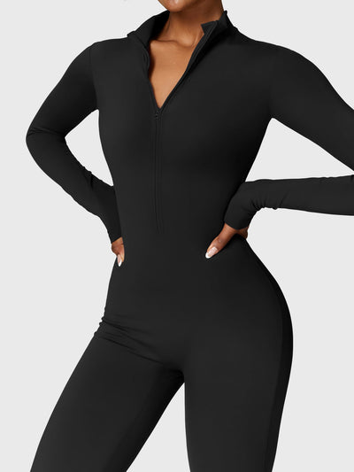 Tegan | Bold Sleek Zip-Up Bodysuit