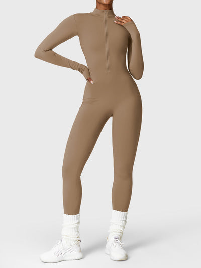 Tegan | Bold Sleek Zip-Up Bodysuit
