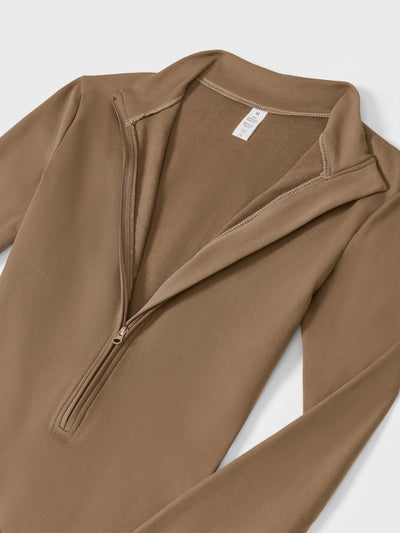 Tegan | Bold Sleek Zip-Up Bodysuit