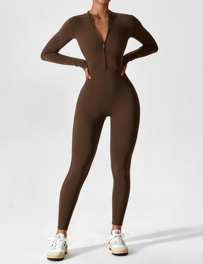 Tegan | Bold Sleek Zip-Up Bodysuit