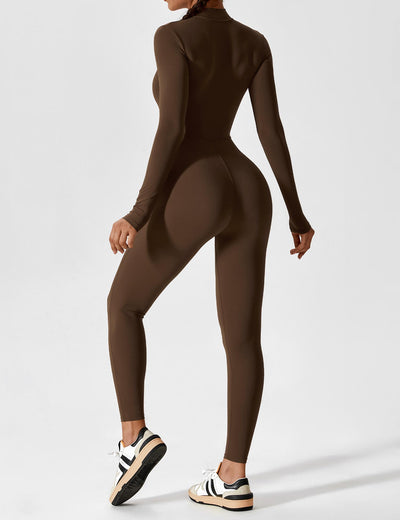 Tegan | Bold Sleek Zip-Up Bodysuit