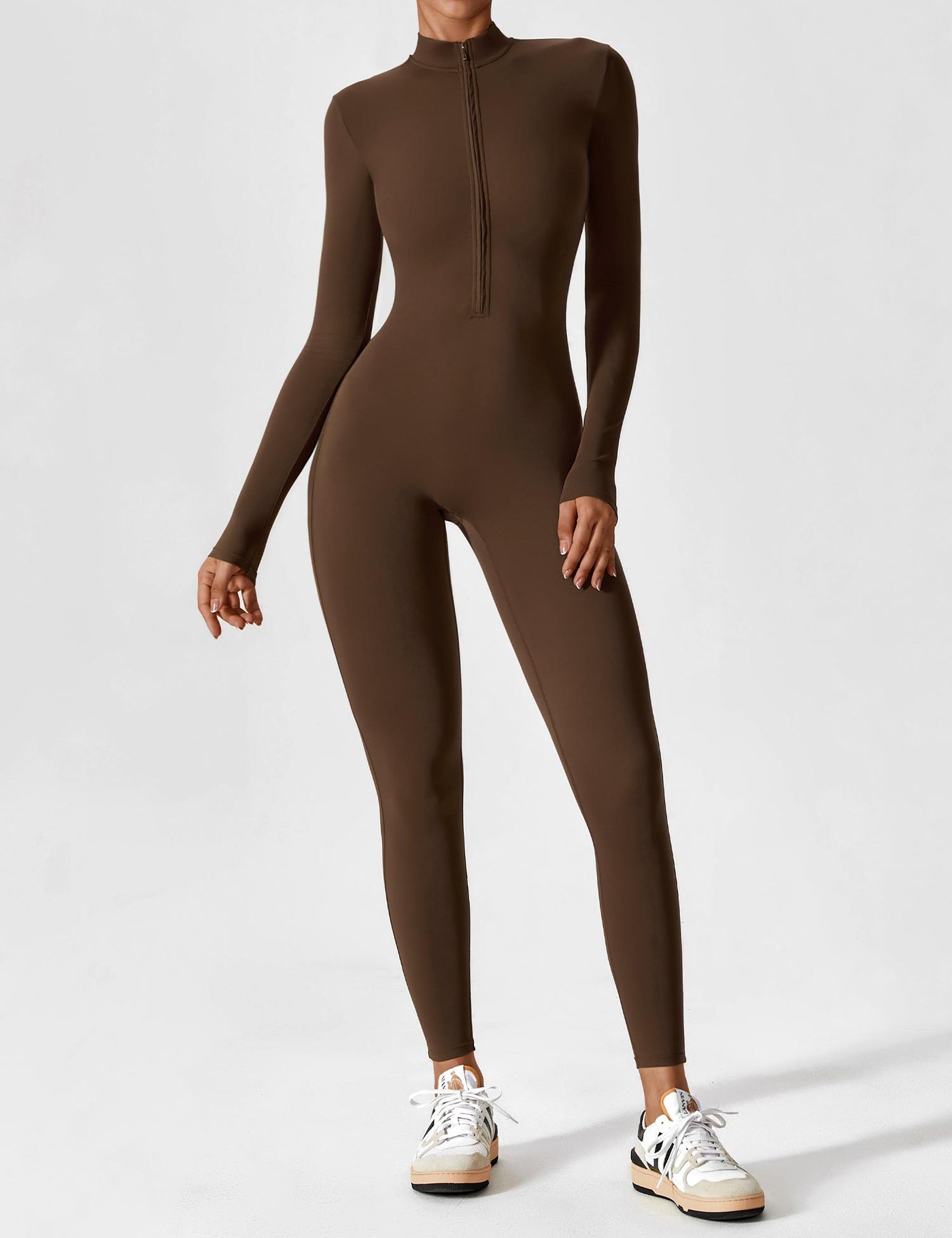 Tegan | Bold Sleek Zip-Up Bodysuit