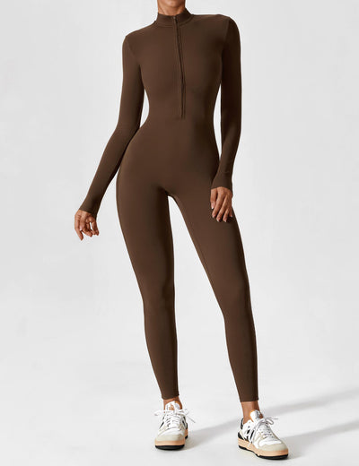 Tegan | Bold Sleek Zip-Up Bodysuit