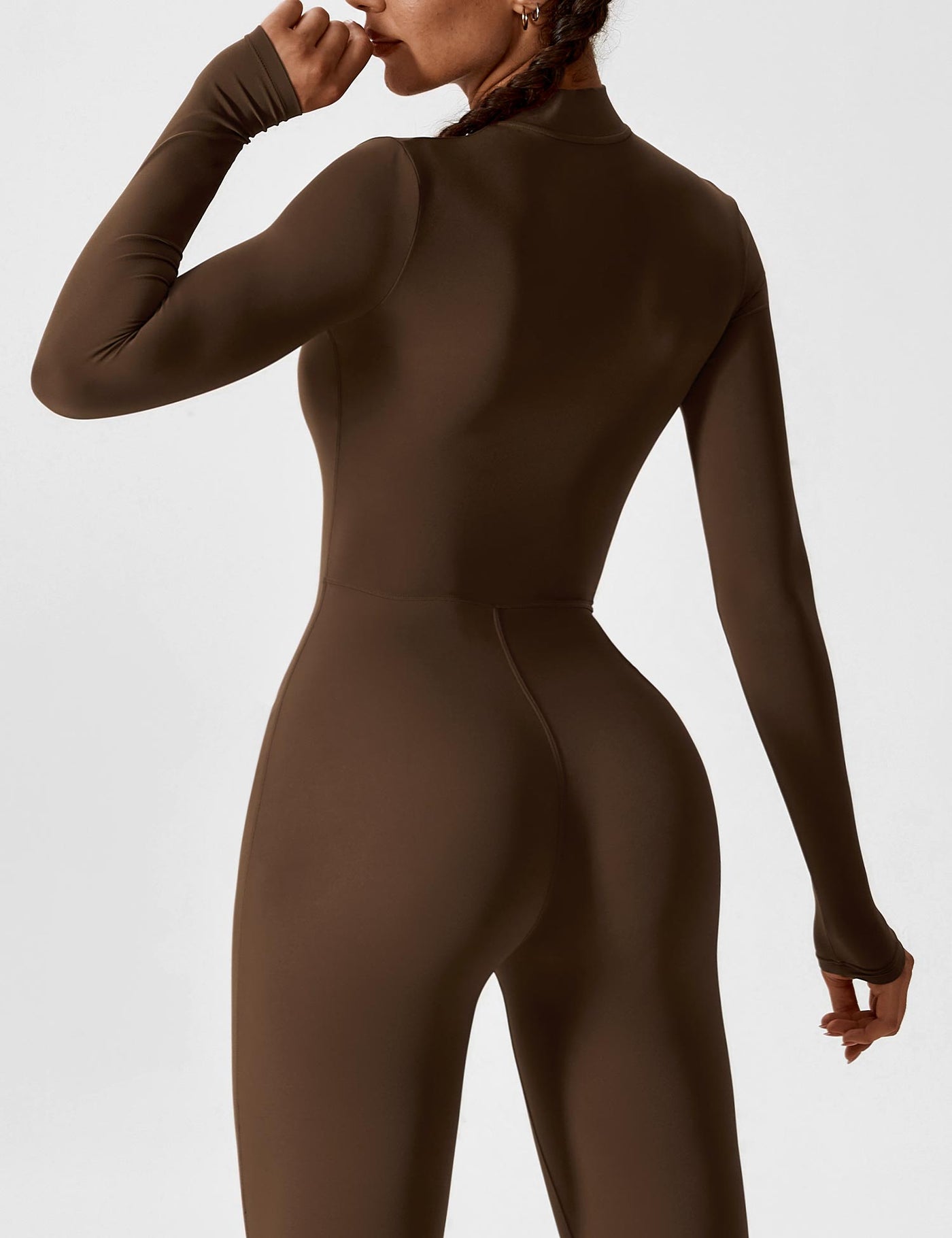 Tegan | Bold Sleek Zip-Up Bodysuit