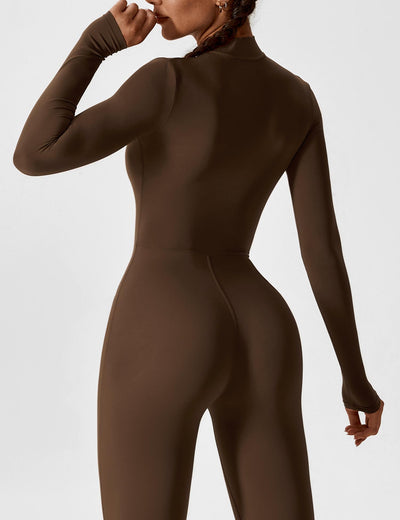 Tegan | Bold Sleek Zip-Up Bodysuit