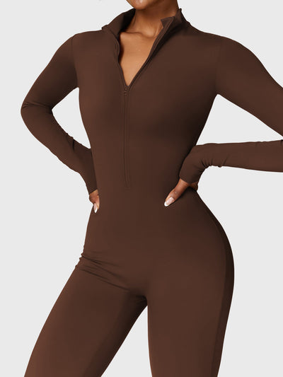 Tegan | Bold Sleek Zip-Up Bodysuit