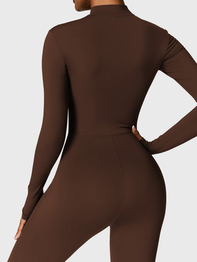 Tegan | Bold Sleek Zip-Up Bodysuit