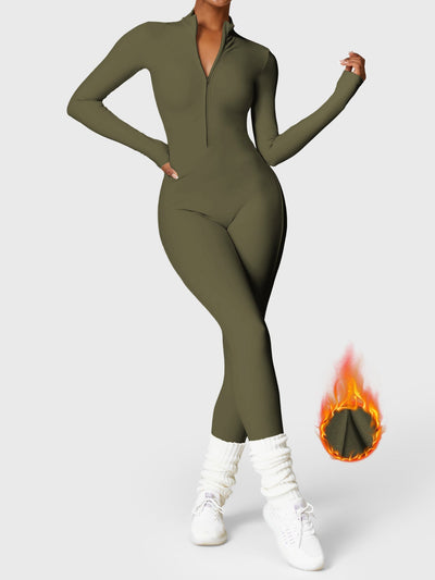 Tegan | Bold Sleek Zip-Up Bodysuit