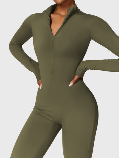 Tegan | Bold Sleek Zip-Up Bodysuit