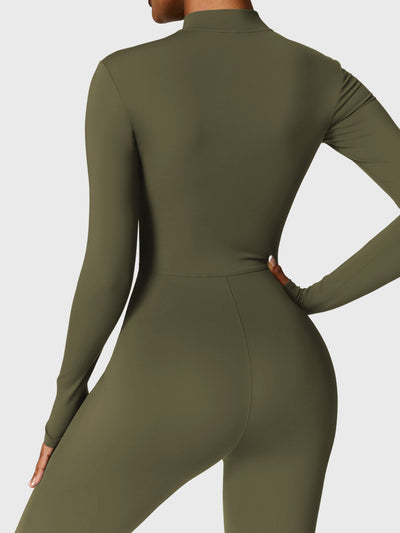 Tegan | Bold Sleek Zip-Up Bodysuit