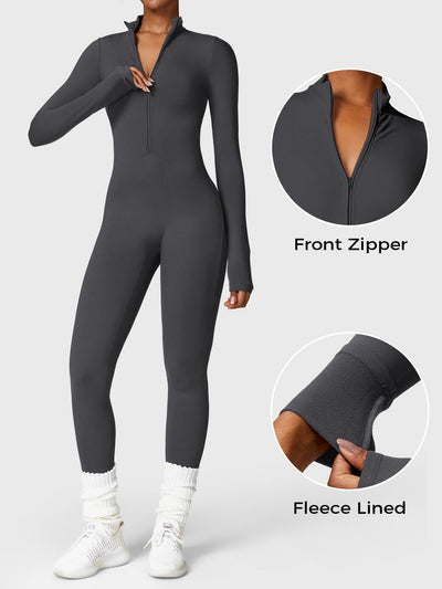 Tegan | Bold Sleek Zip-Up Bodysuit