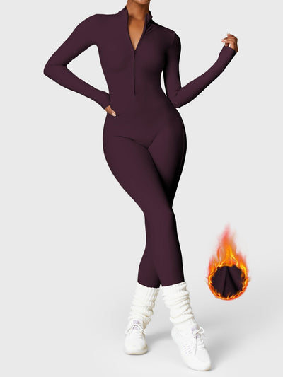 Tegan | Bold Sleek Zip-Up Bodysuit