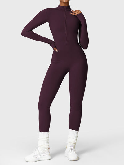 Tegan | Bold Sleek Zip-Up Bodysuit