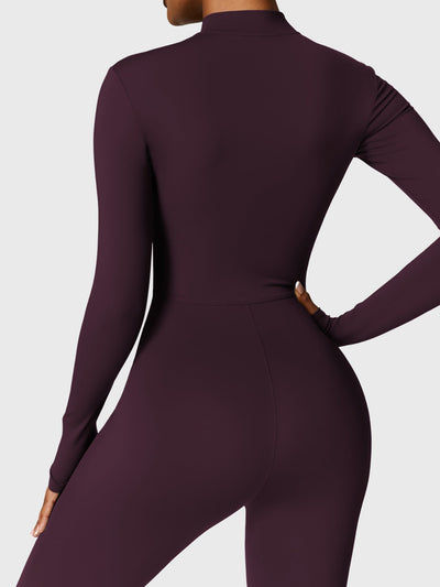 Tegan | Bold Sleek Zip-Up Bodysuit