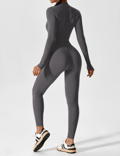 Tegan | Bold Sleek Zip-Up Bodysuit
