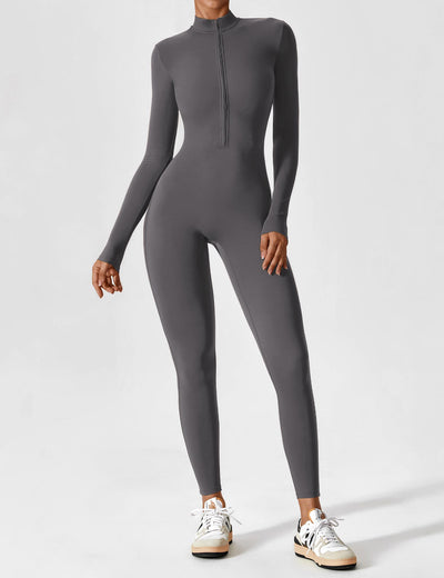 Tegan | Bold Sleek Zip-Up Bodysuit