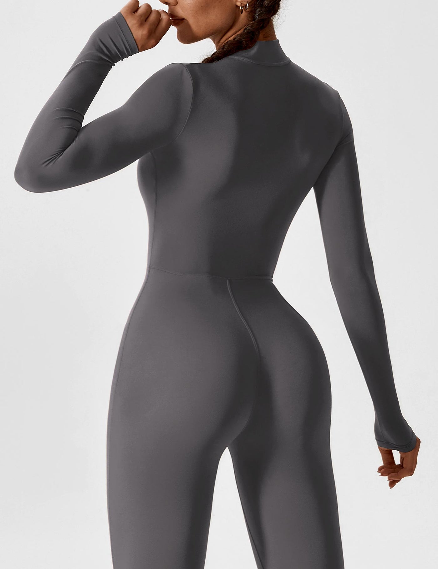 Tegan | Bold Sleek Zip-Up Bodysuit