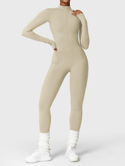 Tegan | Bold Sleek Zip-Up Bodysuit