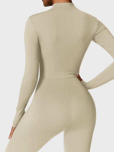 Tegan | Bold Sleek Zip-Up Bodysuit