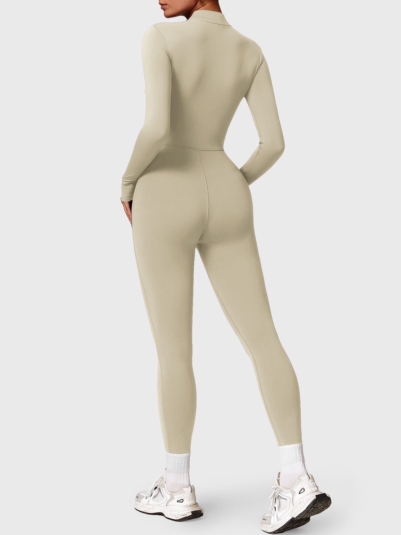 Tegan | Bold Sleek Zip-Up Bodysuit