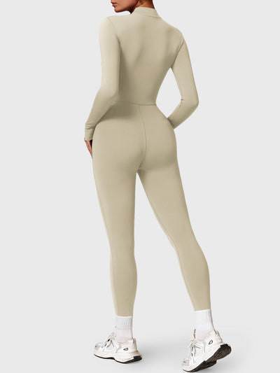Tegan | Bold Sleek Zip-Up Bodysuit