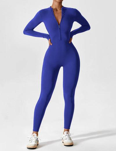 Tegan | Bold Sleek Zip-Up Bodysuit