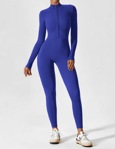 Tegan | Bold Sleek Zip-Up Bodysuit