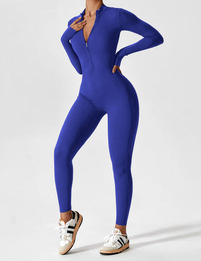 Tegan | Bold Sleek Zip-Up Bodysuit